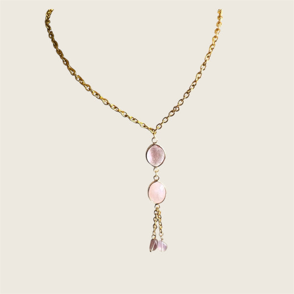 COLLIER CASCADE ROSE DES VENTS