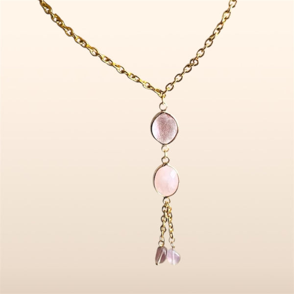 COLLIER CASCADE ROSE DES VENTS