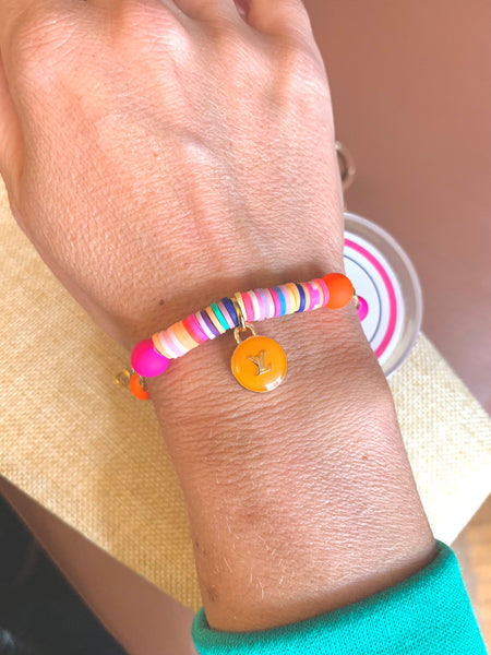 Bracelet pampilles upcyclé «Loulou » collection colorful summer